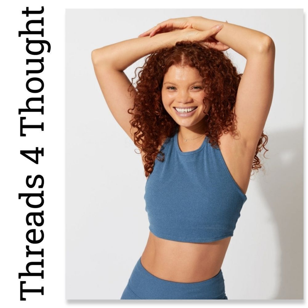 NWT THREADS 4 THOUGHT Kensi Rib Sports Bra